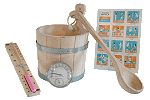 Saunazubehör günstig Sauna-Zubehör-Set für selbstbau Sauna