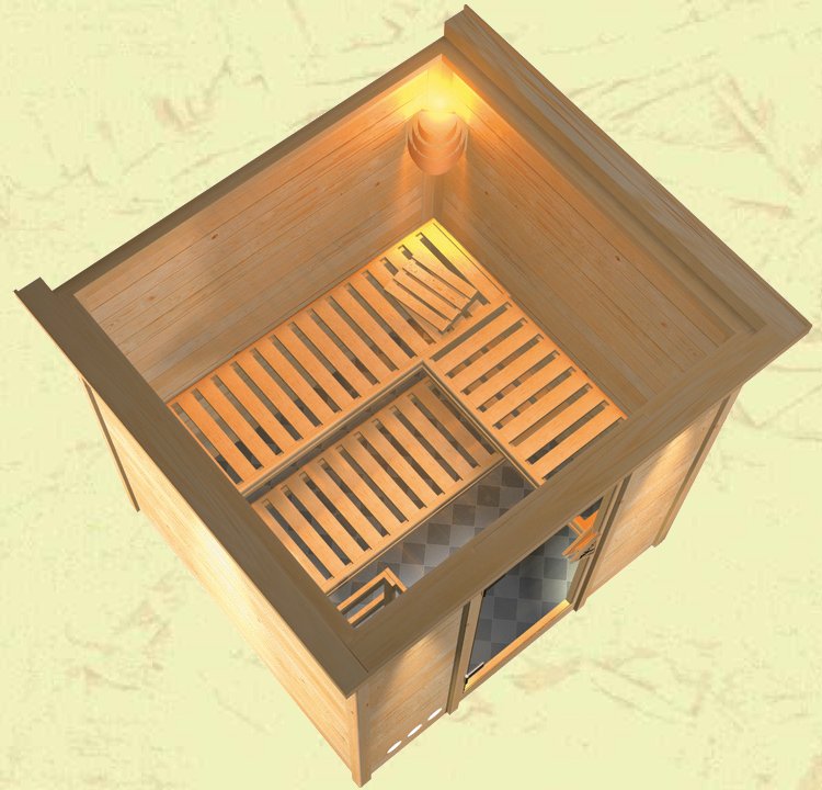 Sauna Bausatz gnstig Holzsauna